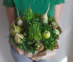 Лучший подарок для вегетарианца: букет из овощей своими руками