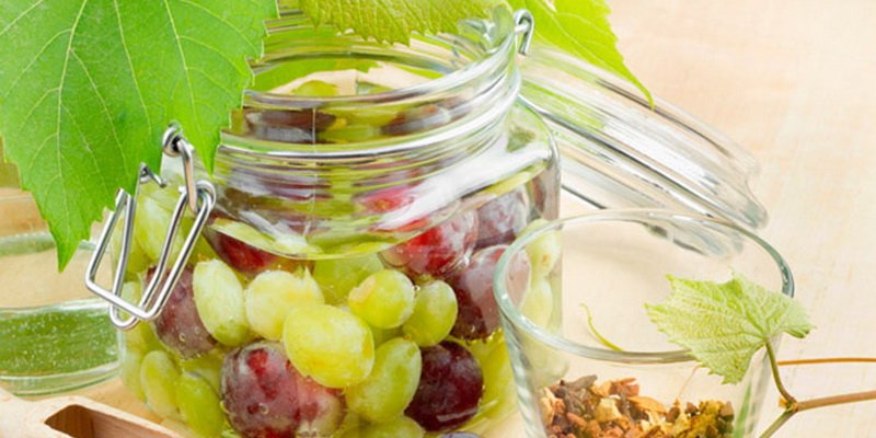 Как мариновать виноград «под оливки»