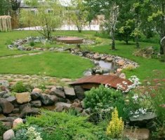 Оформление природных садов и ландшафта: декор и альтернатива газону (с видео)